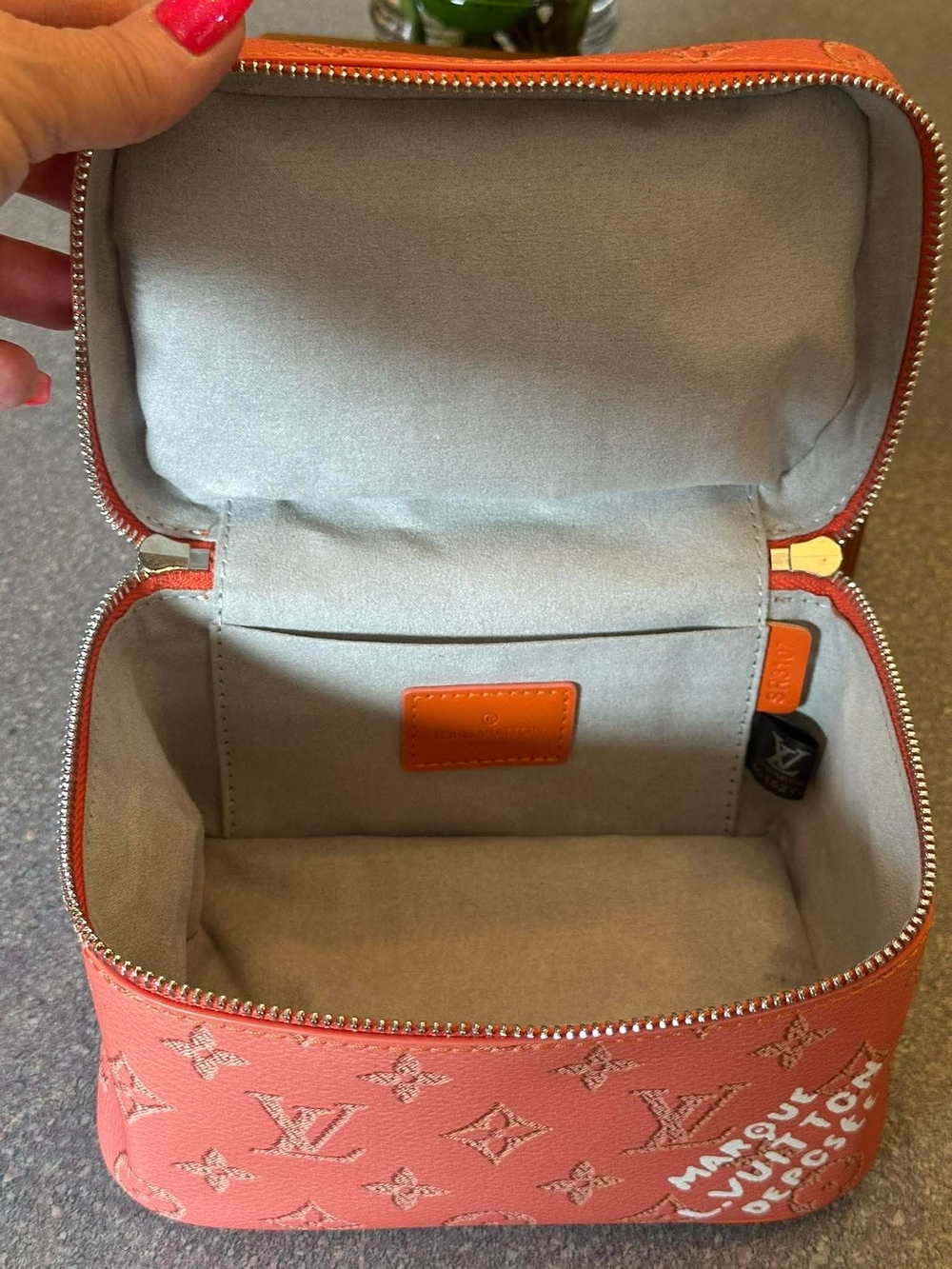 Pink Monogram Vanity Case - Picture 2 of 4